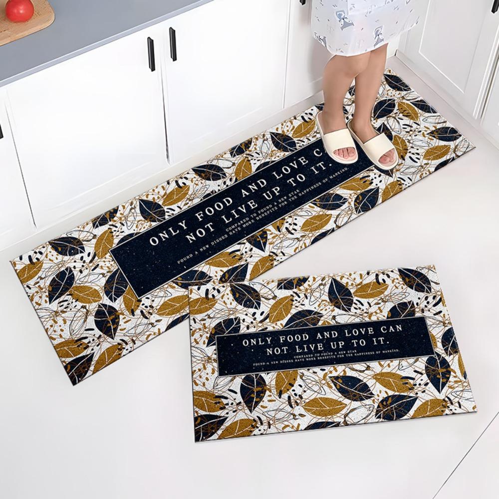 Tappeto da cucina semplice in stile nordico alla moda, tappeto da casa, decorazione moderna per la casa