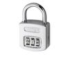Japan Lock Service ABUS Adjustable Number 160 3-Digit Padlock, Series, 40cm, 160/40