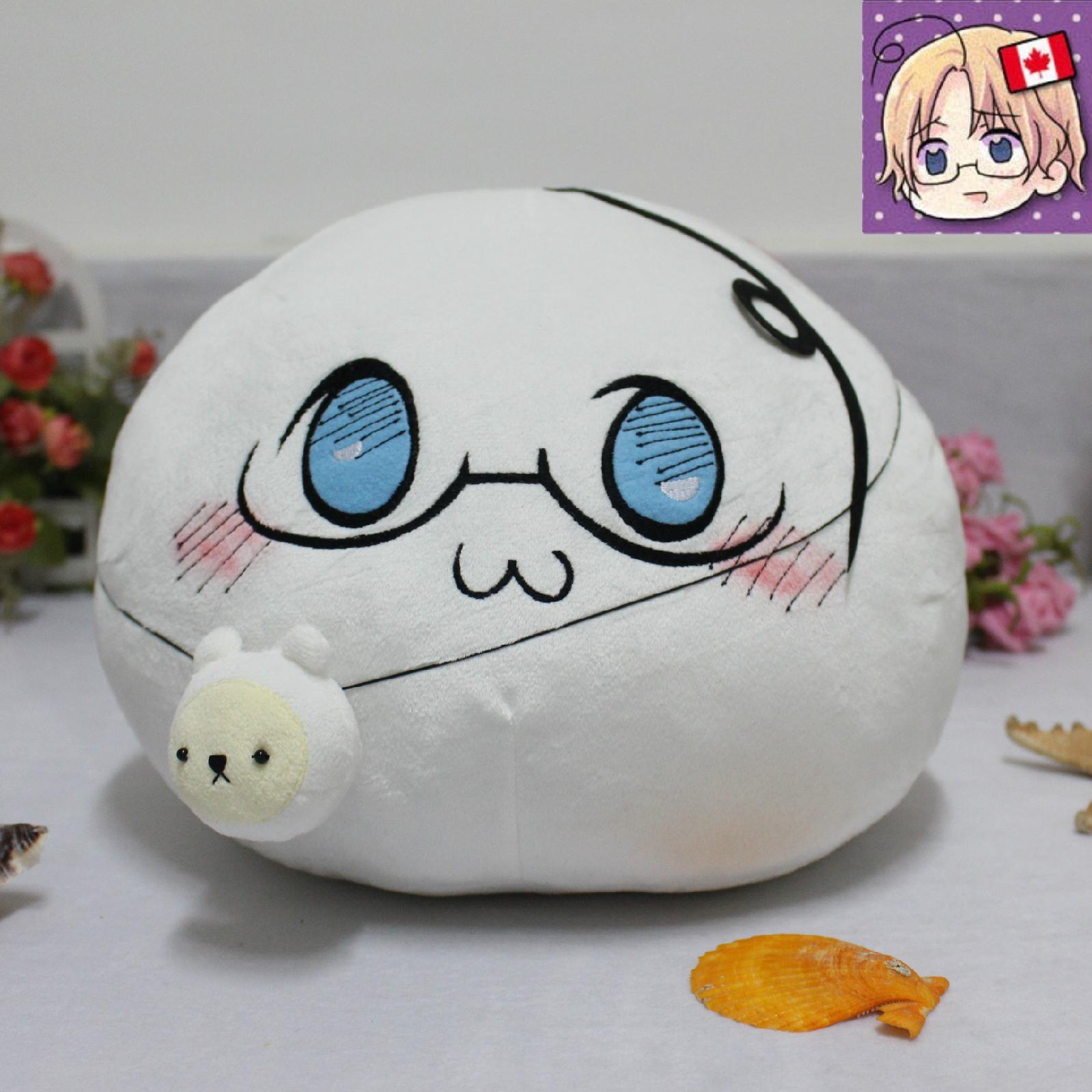 APH Hetalia Plüschkissen Spielzeug mit entzückenden Charakteren Die Sekundäre Dimension Kugel Anime Merchandise Geeignet für Cosplay 33cm