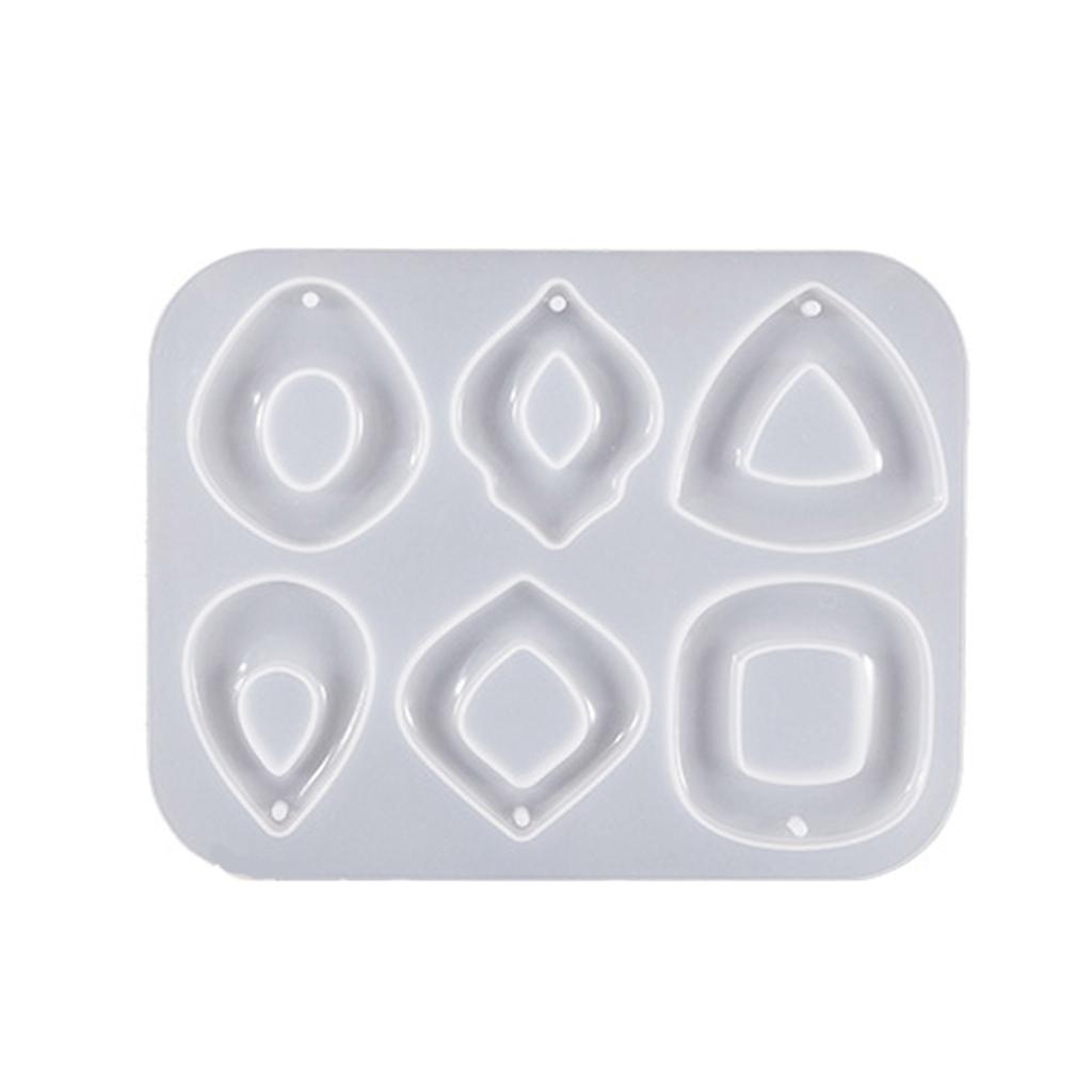 Versatile Epoxy Resin Mold for Necklace Key Chain Pendants Trendy Round and Geometric Shaped Accessories Making Moulds
