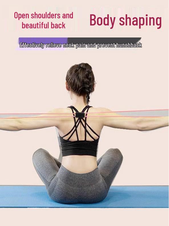 Acht-Zeichen Yoga Widerstandsband für Schulter- und Rückenfitness