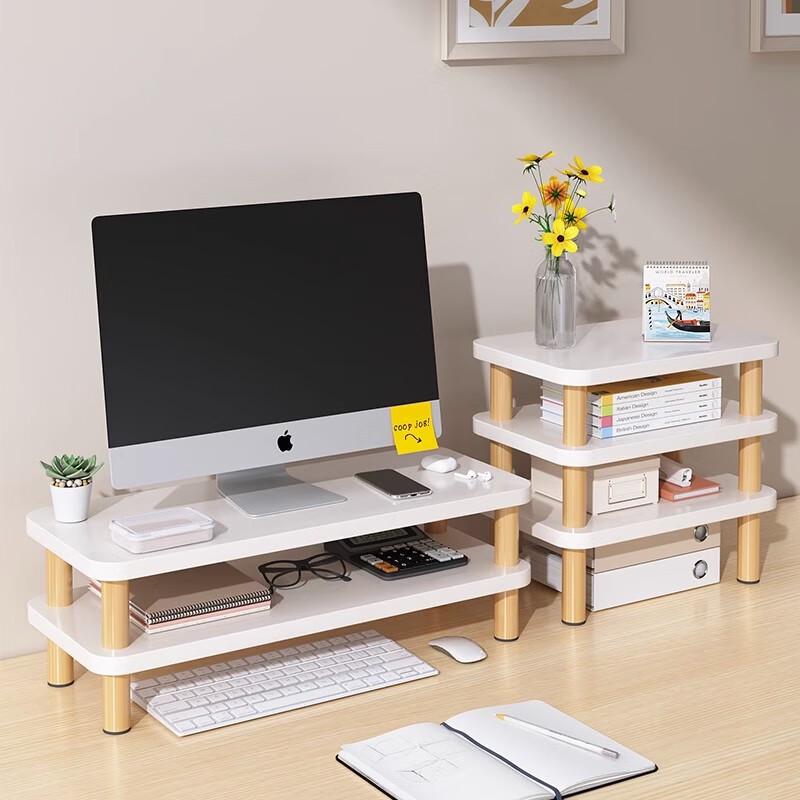 Multi-Tier Desk Clamp Laptop Riser Stand with Wireless Charging