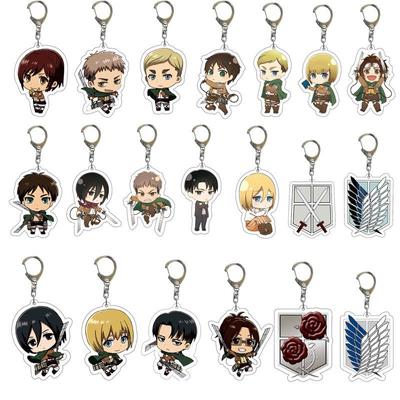 Attack on Titan Anime Acryl Schlüsselanhänger Anhänger - Kreatives Schmuckgeschenk