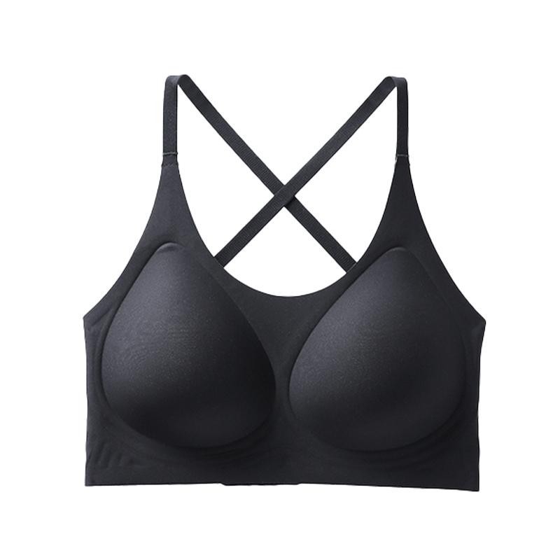 Women's Plus Size Bra Push Up Seamless Invisible Bralette Comfort Wireless Brassiere U Back Multiway Bras Everyday Underwear Sexy Ladies Lingerie