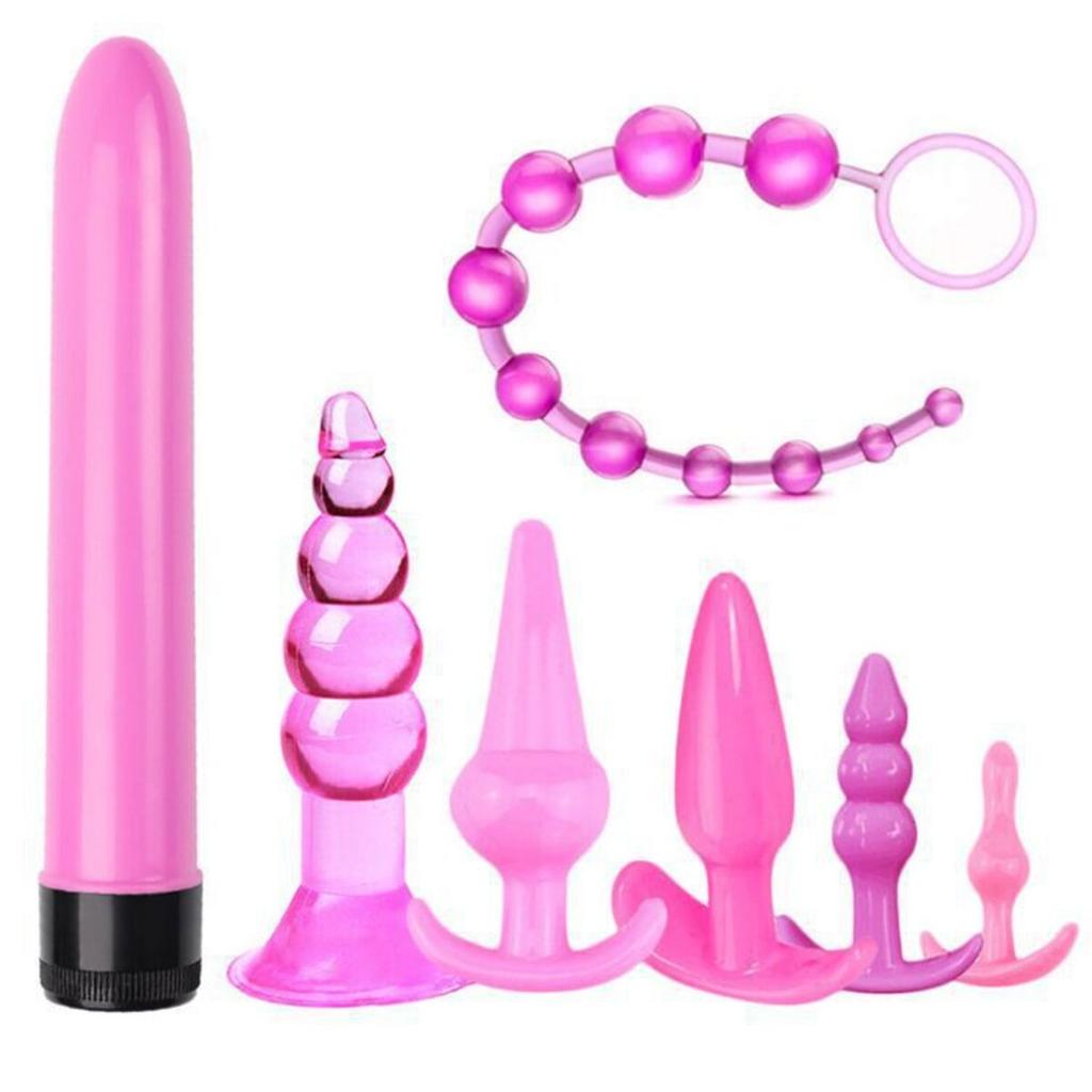 7Pcs Butt Plug Women Toys Soft Dildo Vaginal Plug Massager Masturbation Anal Dilator Anal Plug Sex Toys For Couples