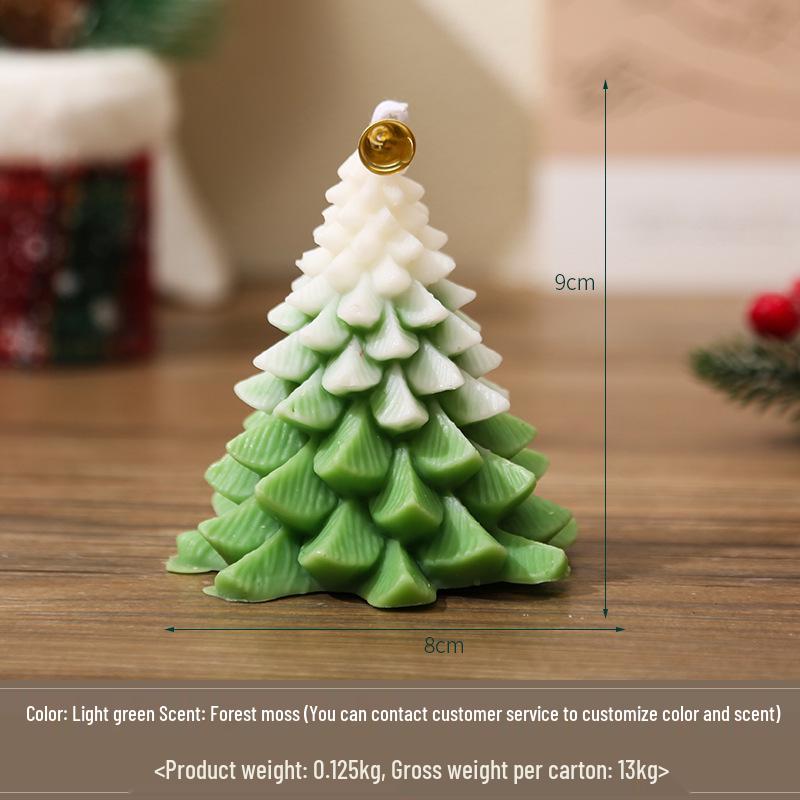 Cross-Border Christmas Tree Scented Candle Ornament - Creative Holiday Souvenir & Birthday Gift
