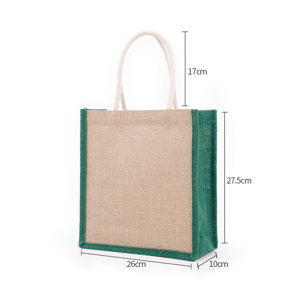Fashion Linen Tote Bag Lunch Bags Food Storage Handbag Functional Portable Travel Picnic Outdoor Shopping Bag Storage Organizer