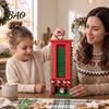 Christmas Home Decor Santa Chimneys Countdown Calendar, 24 Days Claus Advent Calendar Xmas Table Decoration for Holiday Party