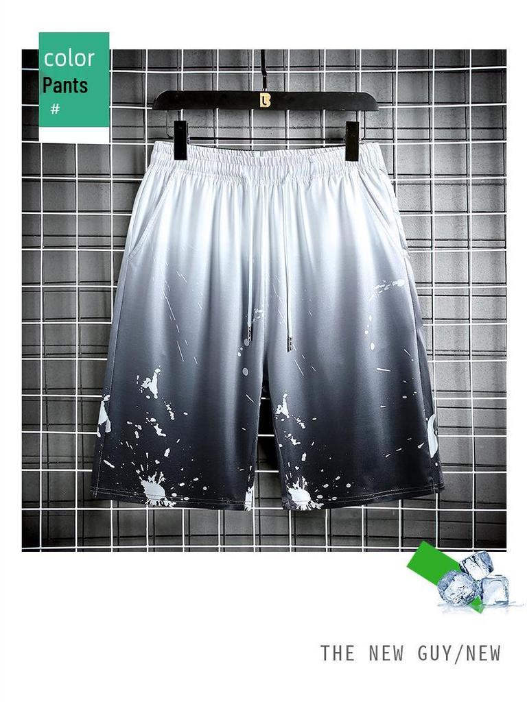 2021 Summer Men's Loose Fit Hooded Short Sleeve Sport Set