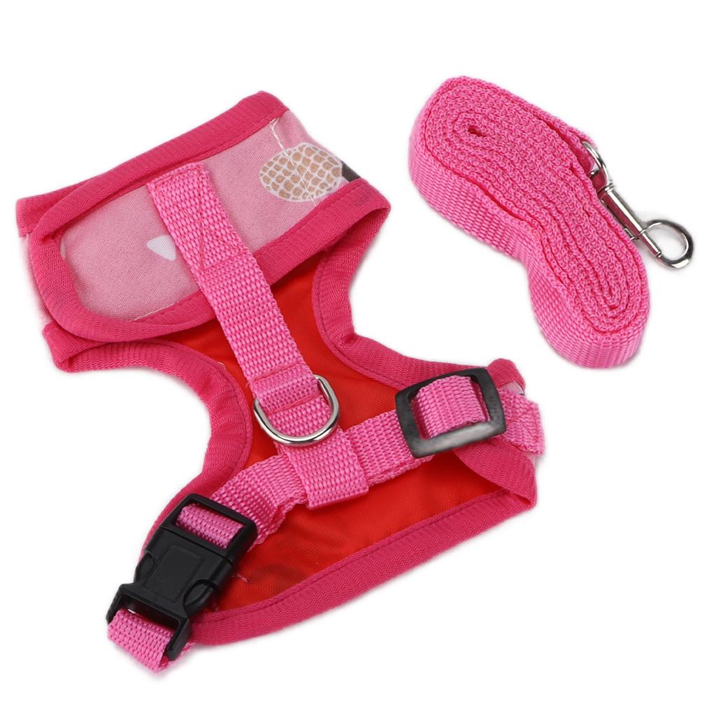 Pet Chicken Traction Rope Training Walking Pet Chicken Adjustable Strap Traction RopeM Pink