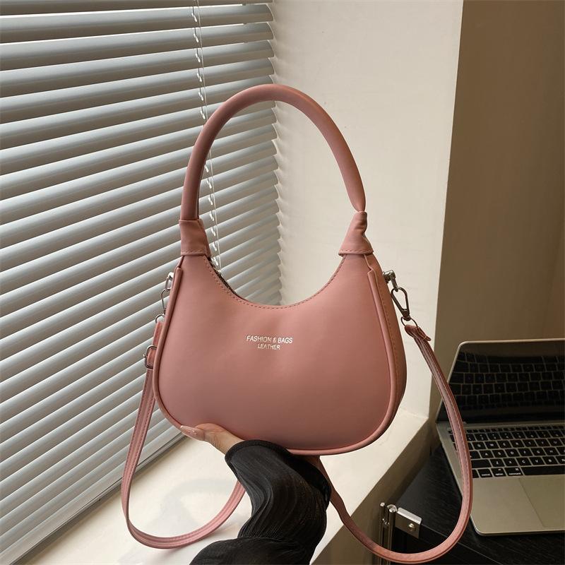 New Portable Crescent Bag Women's Fashion Sense Armpit Bag Casual Simple Commuter Shoulder Women's Bag