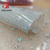 A4 iridescent Holographic Sparkle PVC Vinyl Sparkle Star Fabric Shiny Clear Transparent DIY Handmade Bow Craft Bag Sheets