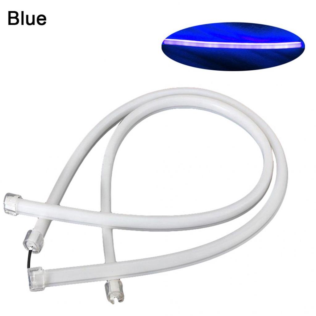 Decorazione della luce di striscia del tubo flessibile flessibile DRL per auto a LED da 2 pezzi