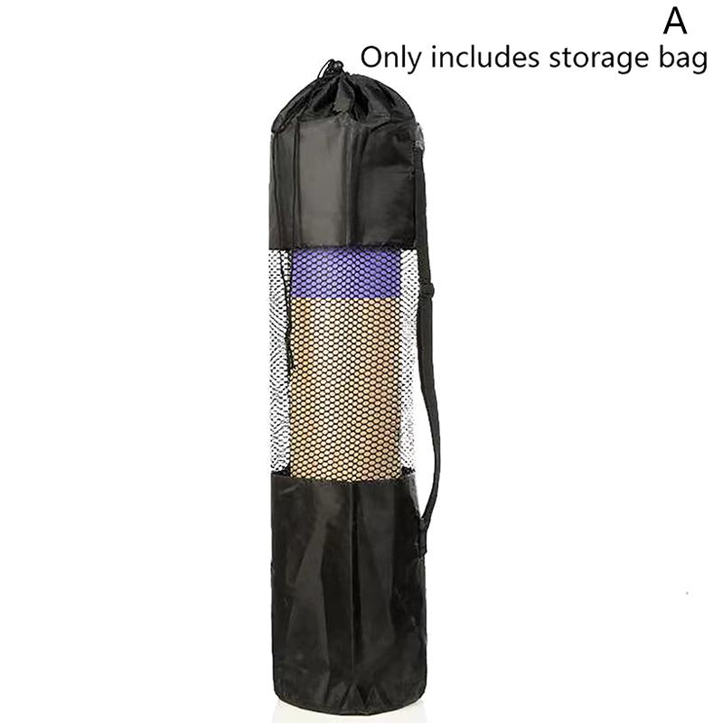 Yoga Mat Mesh Pouch Thickened Oxford Cloth Pocket Yoga Mat Mesh Pouch Backpack Convenient Mesh Yoga Mat Storage Pouch