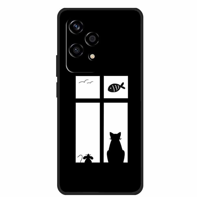 Einfache farbige weiche TPU-Hülle für Honor 200 Lite 5G - Herren- & Damen-Stile