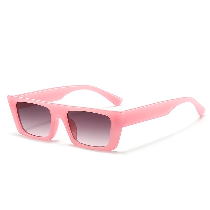 Vintage Fashion Colorful Square Sun Glasses Women Men Small Fresh Brand Designer Sunglasses Beach Travel Female Male Eyeglasses