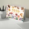 1 Stück 2026 Kalender, Aquarell-Pilz, 12 Monate Monatsplan, Tischkalender, Perfektes Geschenk für Geburtstage & Weihnachten, Neujahr