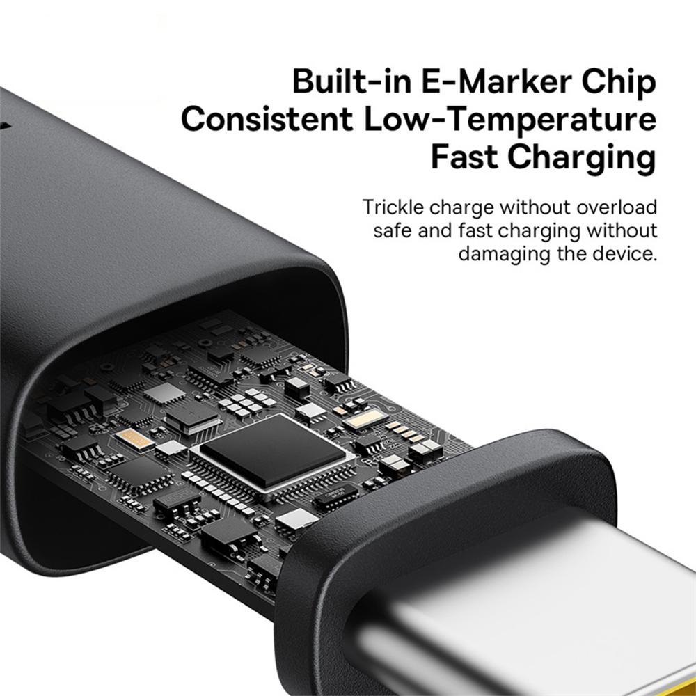BASEUS Dura Series PD 100W Fast Charging Cable Type-C to Type-C Data Cord,Length: 1m