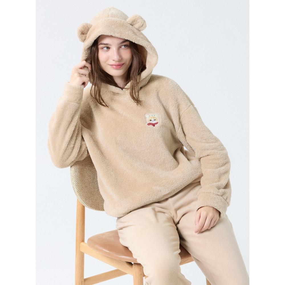 

Uniqlo Japan Mofusand Furry Fleece Set 31 BEIGE/S