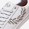 Fred Perry B721 Leather Branded B7323 White Limestone  549 