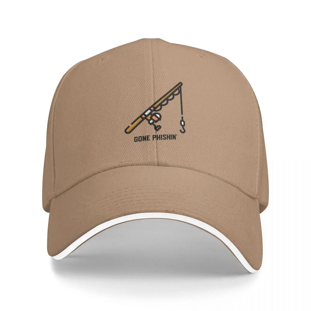 Gone Phishin' Baseball Cap golf hat genuine beach hat Horse Hat fashionable Men's Hats Women's
