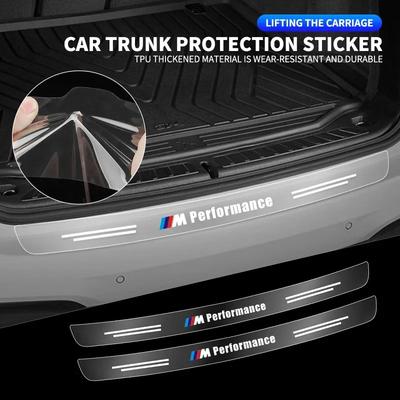 Car Transparent Trunk Rear Guard Plate Sticker For BMW M M2 M4 E46 E90 E60 F30 F10 E39 E36 F20 G30 G20 E87 E92 E91 E30 X1 X3 X5