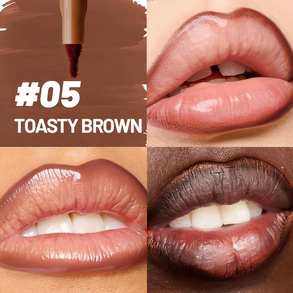 Full-Coverage Lip Liner, Waterproof and Long-lasting, Non-sticky, Suitable for All Pink, Beige, Brown, and Berry Shades Lipstick