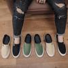 Men's shoes summer breathable casual shoes lazy one-pedal foot cover old Beijing cloth shoes linen soft-soled fisherman shoes