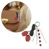 Cherry Shape Keychain Fashion Keyring Pendant Car Key Chain Hanging Ornaments Keyholders Bag Pendant Charm Decorations