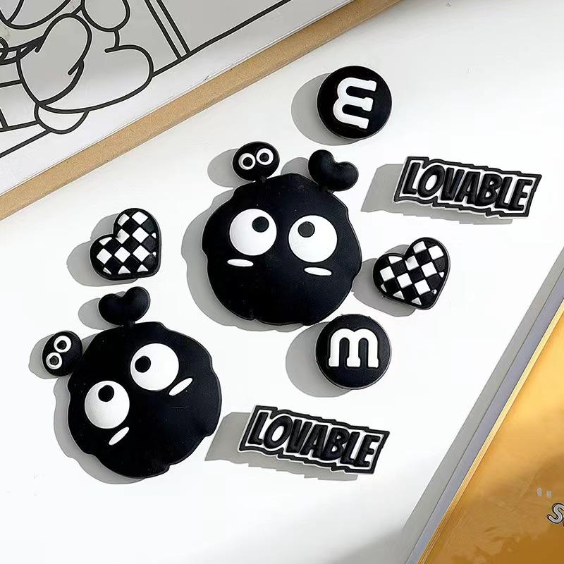 8Pcs/Set Coal Ball Series Shoe Accessories Charms Hole Shoe Decoration For Clogs Bubble Slides Sandals Gift For Birthday