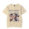 Ladies' Loose Casual Fun Moo Deng Bouncing Pig Print Pure Cotton Short Sleeved Top T-Shirts Women’s
