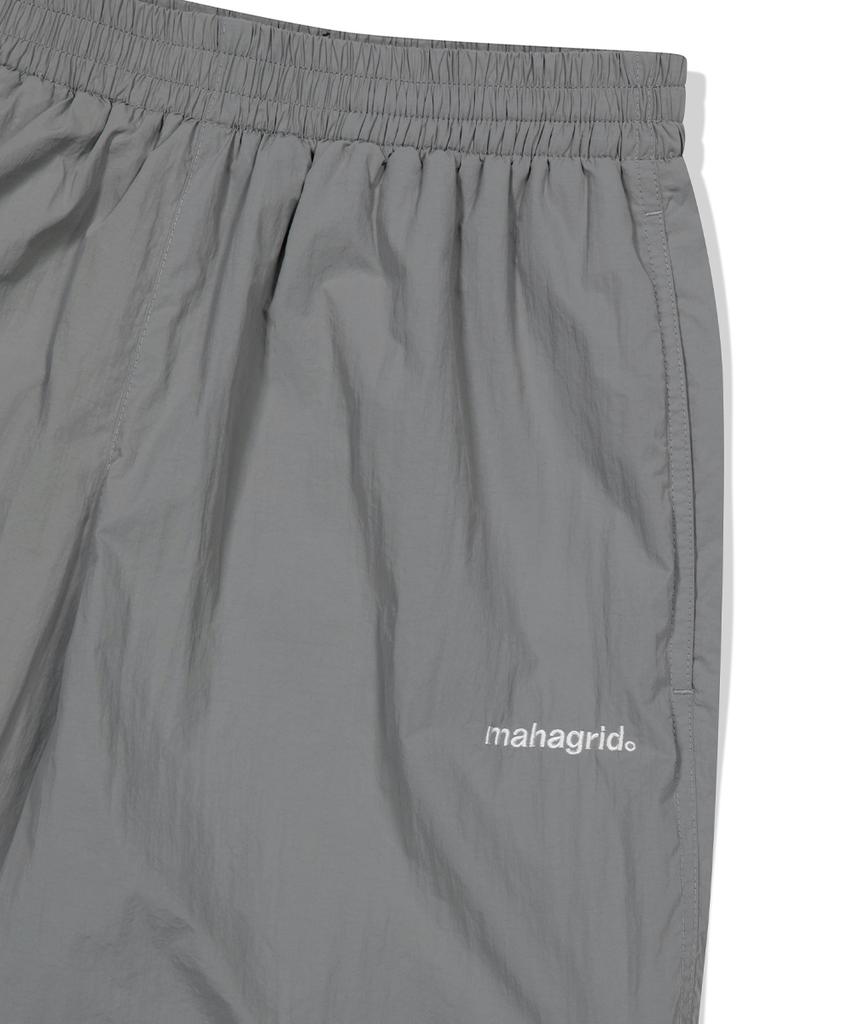 MAHAGRID Basic Logo Nylon Pant Gray(Mg2Efmsc01A)
