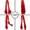 100cm Long Straight Cosplay Wig Anime Compatible Universal Omopinenet Heat Resistant Synthetic Hair Wigs + Wig Cap
