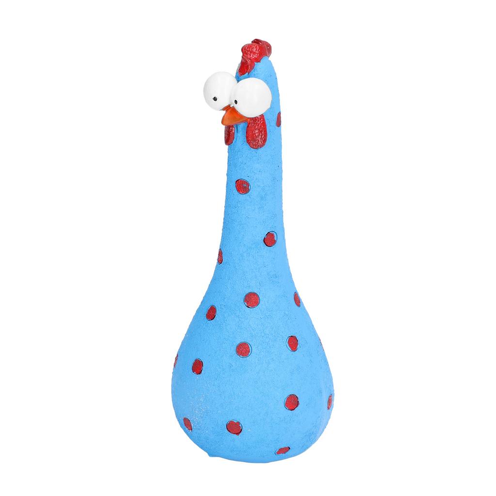 Chicken Statue Long Neck Microlandschaft Hand Crafted Resin Animal Garden Statues for Garden Yard