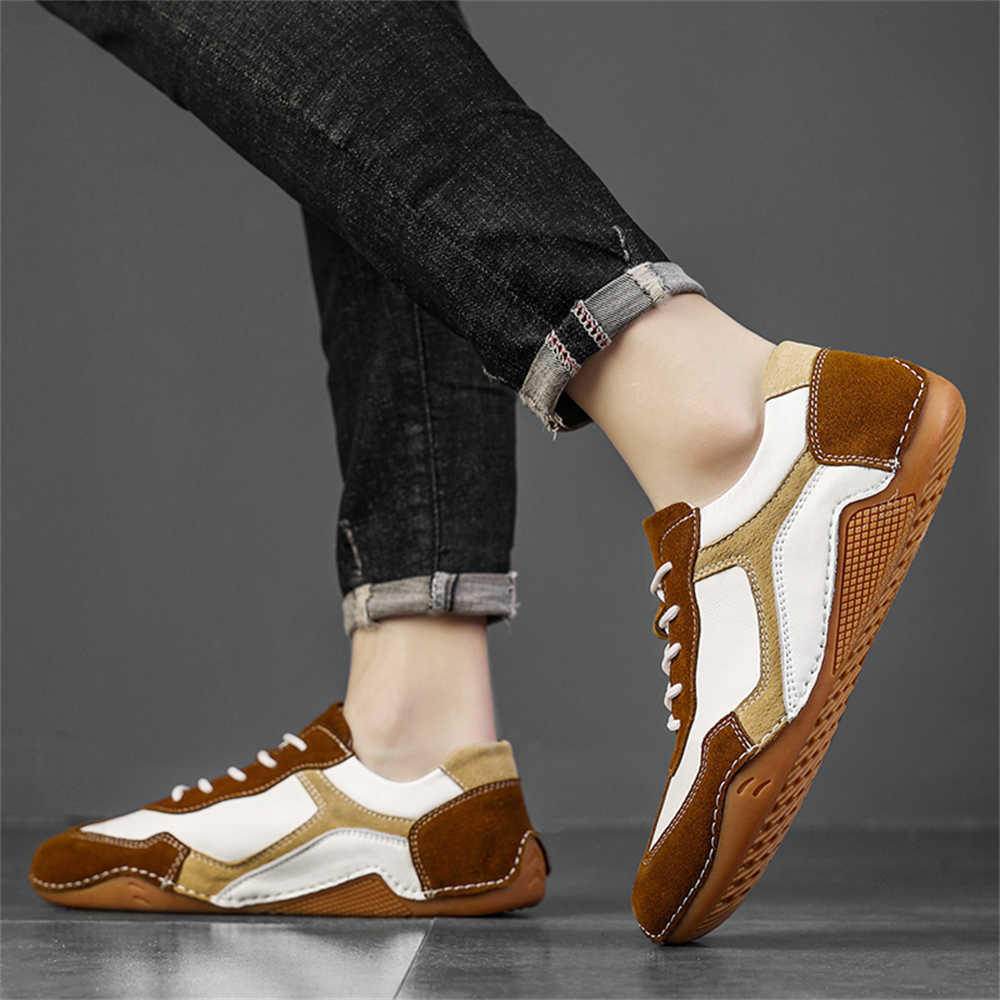 Fashion Brown Office Men's Sports Shoes Size 45 Casual Outdoor Man Sneakers Luxury Training Set Man Athlete Trnis Advanced Vip