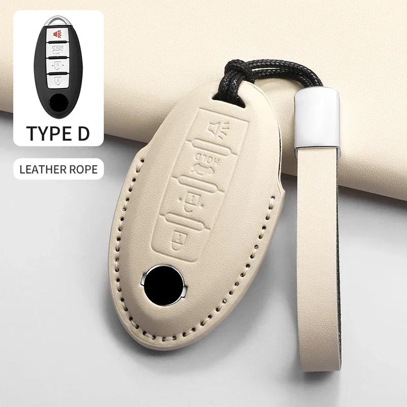 Autoschlüsselhülle Abdeckung Schale Fob für Nissan J11 J10 Versa Maxima Altima Rogue Sentra Murano Trail für Infiniti FX35 QX60 Autoschlüsselanhänger