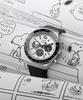 Taimaegseu X Peanuts Q Timex Chronograph Leather Watch 40Mm