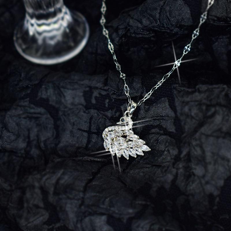 Swan Necklace Simple Personality Wind High Sense Titanium Steel Clavicle Chain With Jewelry
