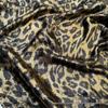 Leopard Velvet Metallic Silver Glitter Dress Fabric - Fashion Costume Performance Material