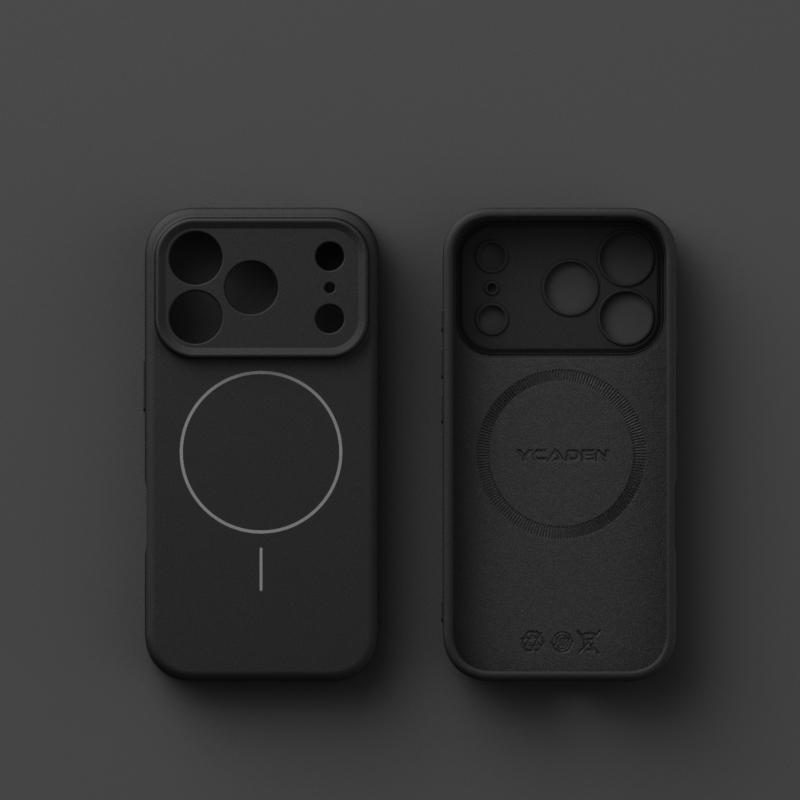 

Liquid Silicone Case for iPhone 17 Air 16 16E 15 14 13 12 11 Pro Max Plus Soft For Magsafe Magnet Shockproof Matte Cover For iPhone 12