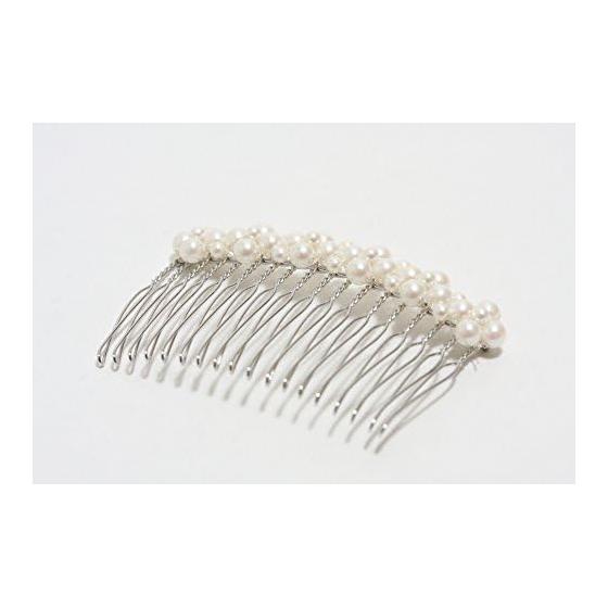 Hasegawa Pearl Comb Hair Accessory Made in Japan