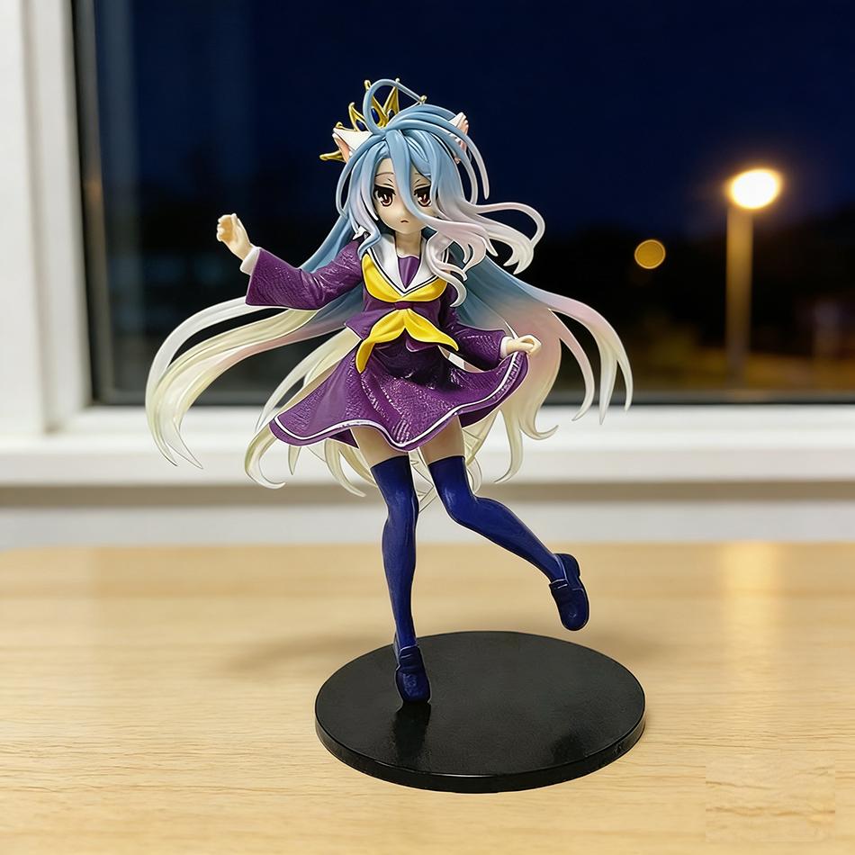 Gifts Toy PVC Anime NGNL No Game No Life White "Figure Anime Anime Action Figures Model Collection Ornament Anime Model Toy Gift