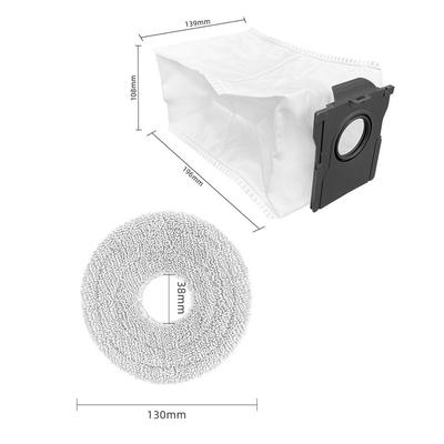 Filter Mop Cloth Dust Bag Side Brush Kit For Cecotec For Conga For X50 And For X-Treme, 1 Set Replacement Accessories