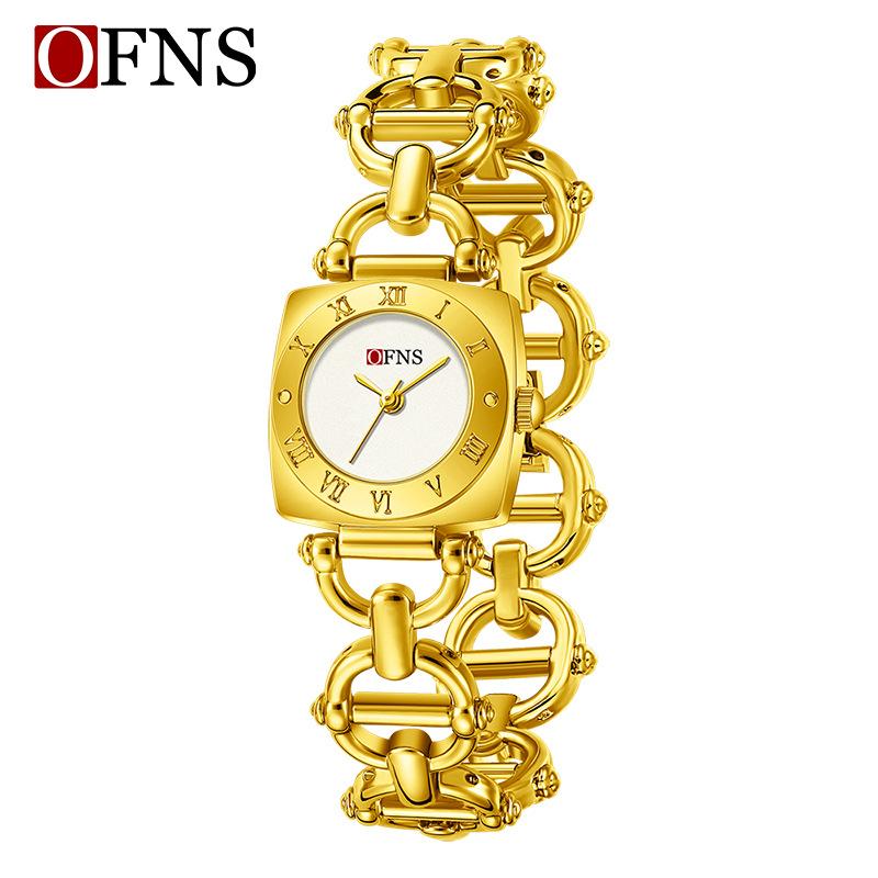 Fashion Rectangle Women Watches Ladies Stainless Steel Strap Waterproof Quartz Wristwatches Reloj Mujer