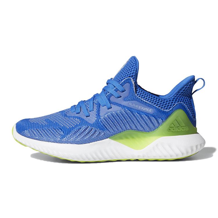 

Adidas AlphaBounce K Abrasion Resistant Low top Kids Running Shoes Blue Yellow Kids DB1410 37⅓