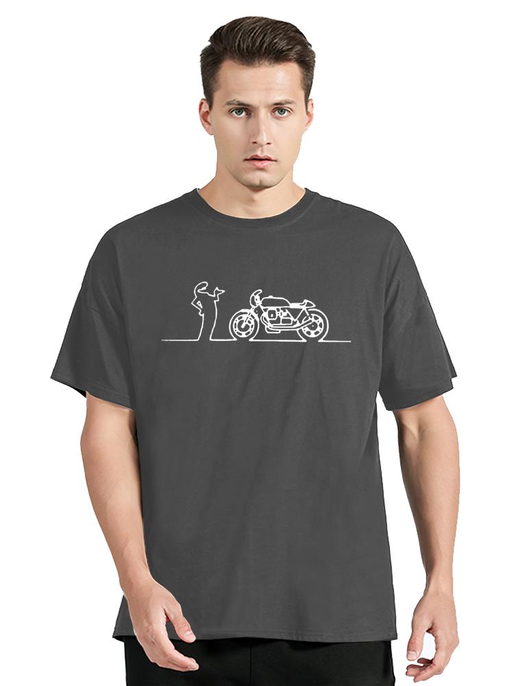 La Linea The Line Osvaldo Cavandoli TV Men Women T-shirt Fashion Harajuku Cotton Tshirt Clothing Oversized Tops Tees