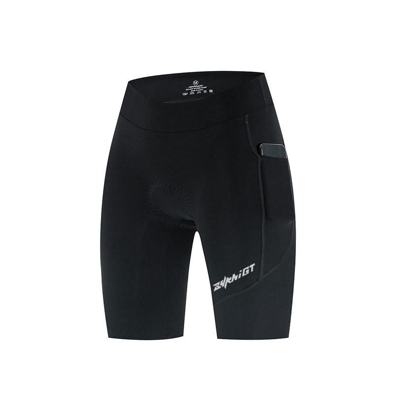 Womens Cycling Shorts With Pockets Quick-Dry Nylon Bike Road Fitness