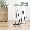 4pcs Decorative Photo Frame Support Plate With Substanding Extension Facing Support - Black - DD