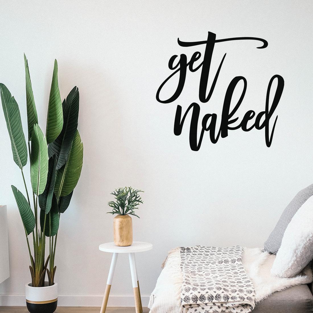 18”X 25” Знак «Разденьтесь» для декора стены ванной комнаты — стильное настенное — фото 5