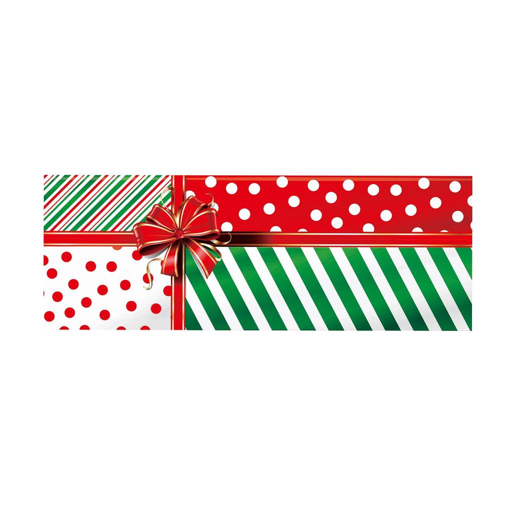Christmas Background Cloth Outdoor Garage Door Sticker Tapestry Cloth Holiday Party Decoration Matching Hanging Cloth